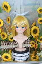 NFD Kigurumi Vocaloid Kagamine Rin Head Shell Cosplay Accessories